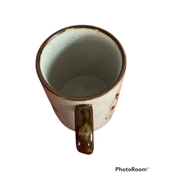 Vtg Golf Stoneware‎ themed coffee mug hole in one Golf Brown speckled - Picture 4 of 7